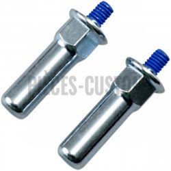 Embouts de protection repose pied pilote pour Sportster XL 2008 à 2020 FXCW 2008 à 2011