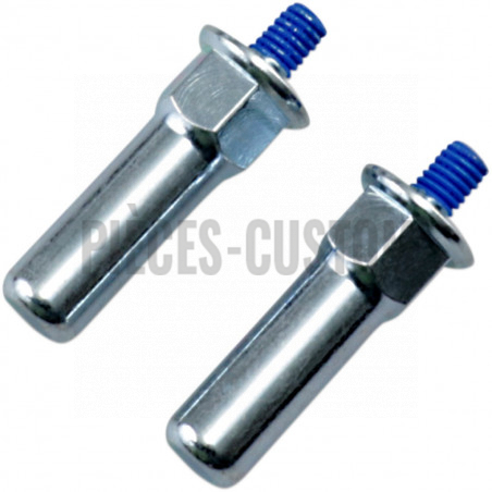 Embouts de protection repose pied pilote pour Sportster XL 2008 à 2020 FXCW 2008 à 2011
