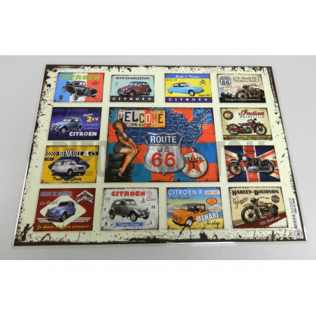 Set de table route 66