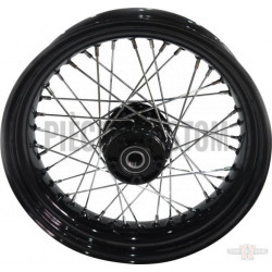 Roue avant 19" x 2.5" noire 40 rayons pour Sportster XL de 2006 à 2007