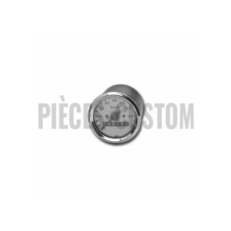 Compteur Vitesse 60 Km/h Chromé 48 Mm - Compatible Vespa V50, 50 N/L/R/S, Ciao, SI - Remplacement Pour Restauration Ou Panne - 6