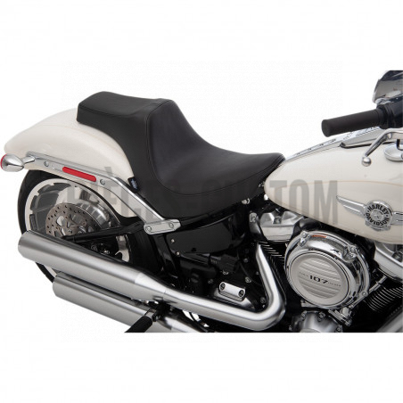 Selle-bi-place-predator-3-pour-Softail-fat-boy-FLFB-FLFBS-de-2018-à-2020