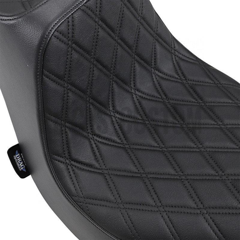 Selle bi-place predator 3 double diamond pour Softail fat boy FLFB FLFBS de 2018 à 2020