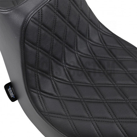 Selle bi-place predator 3 double diamond pour Softail fat boy FLFB FLFBS de 2018 à 2020