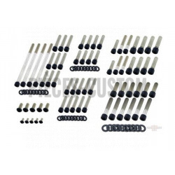 Kit visserie de transmission finition noir pour Touring de 1988 à 1998 et FLTC de 1987