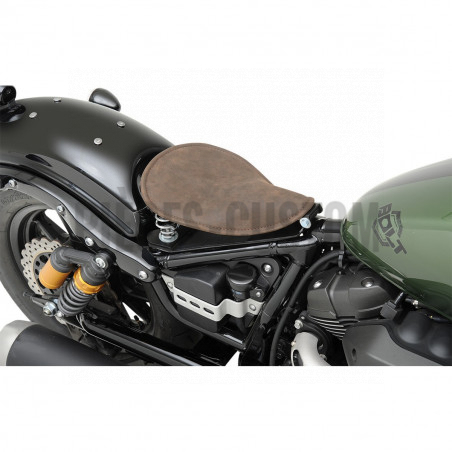 Selle solo Bobber cuir marron