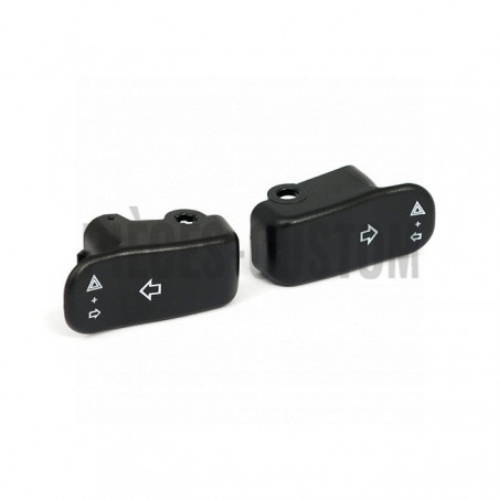 Extensions de boutons de clignotants noires pour modèles de 1996 à 2013
