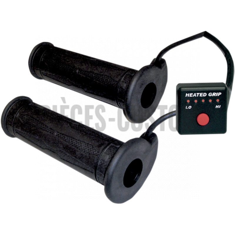 Poignées chauffantes Koso pour guidon 22mm avec poignées de 120mm