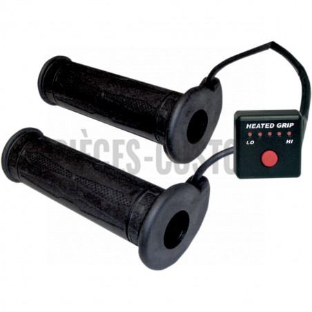 Poignées chauffantes Koso pour guidon 22mm avec poignées de 120mm