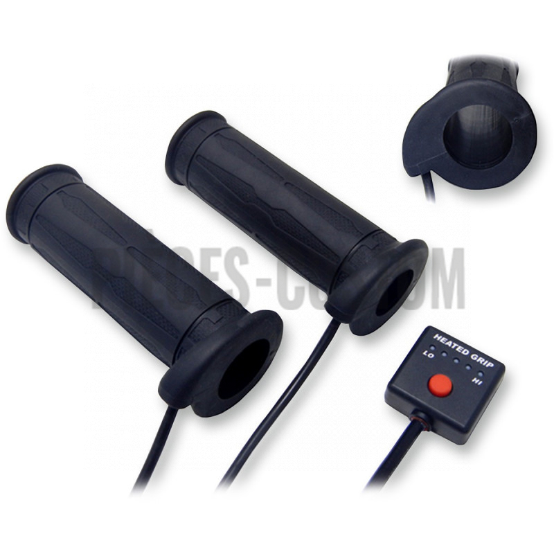 Poignées chauffantes Koso pour guidon 22mm avec poignées de 130mm