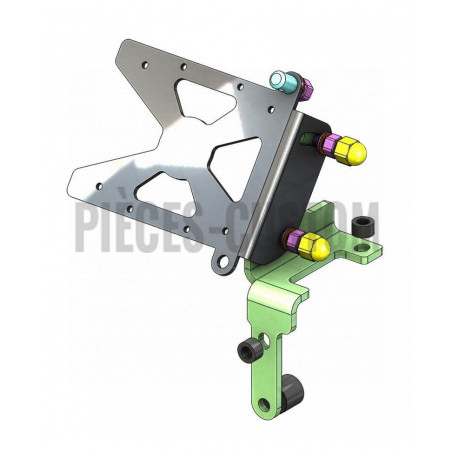 Support de plaque latéral avec éclairage pour Softail FXDR 114