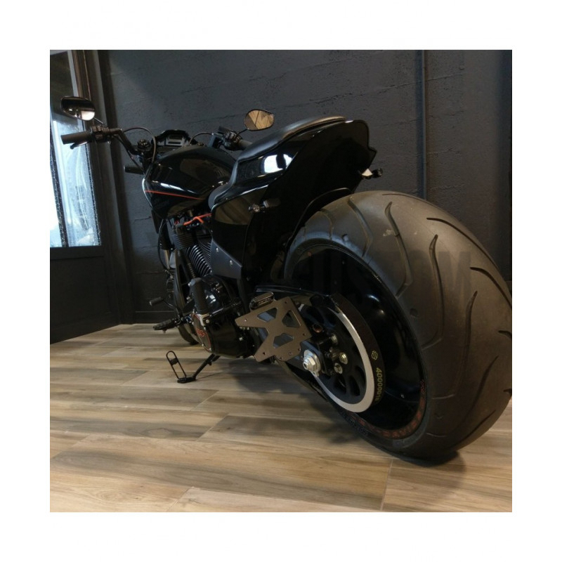 Support de plaque latéral avec éclairage pour Softail FXDR 114