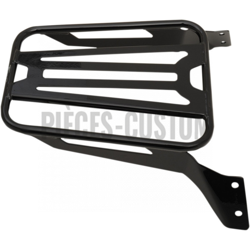 Porte-bagage noir pour Sissy bar Cobra pour Softail Fat Boy et Breakout de 2018 à 2020