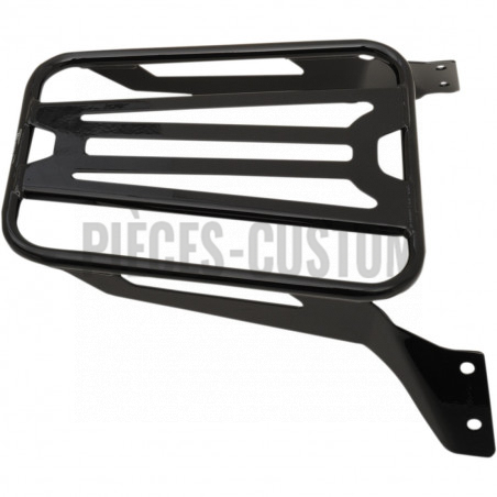 Porte-bagage noir pour Sissy bar Cobra pour Softail Fat Boy et Breakout de 2018 à 2020