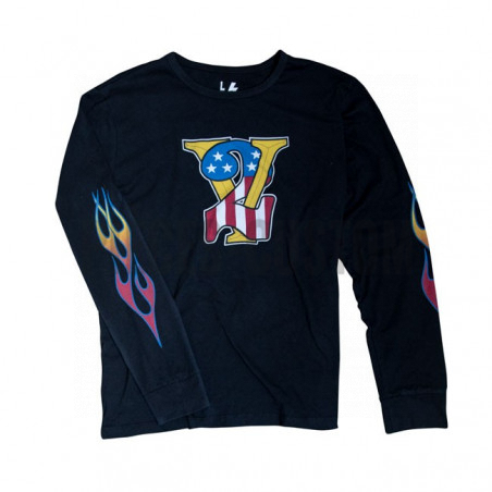 T-shirt manches longues 13 1/2 V2 couleur noir