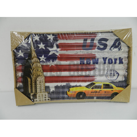 Plaque émaillée NY Taxi