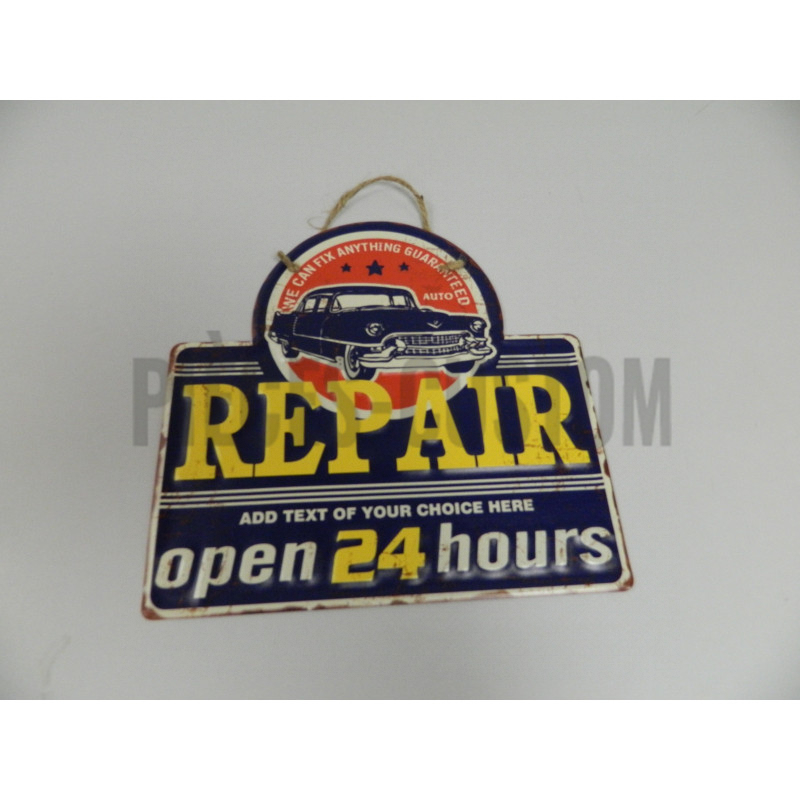 Plaque émaillée Repair