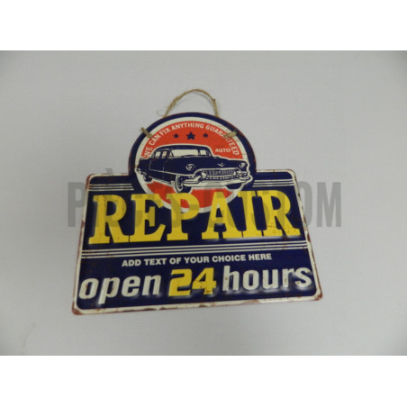 Plaque émaillée Repair