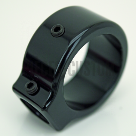 Kit de bouton poussoir noir avec 3 boutons Noir largeur 44mm