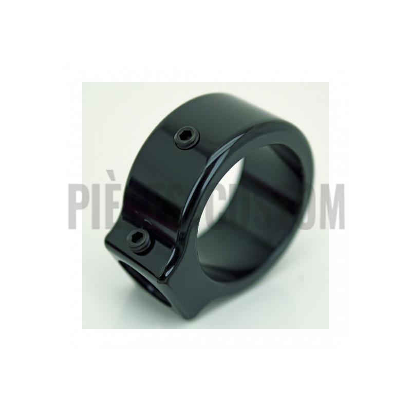Kit de bouton poussoir noir avec 1 bouton noir largeur 16mm