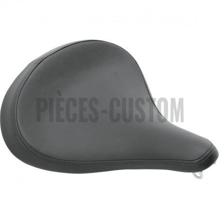 Selle-solo-large-vinyl-noir-avec-cuir-auto-réfléchissant