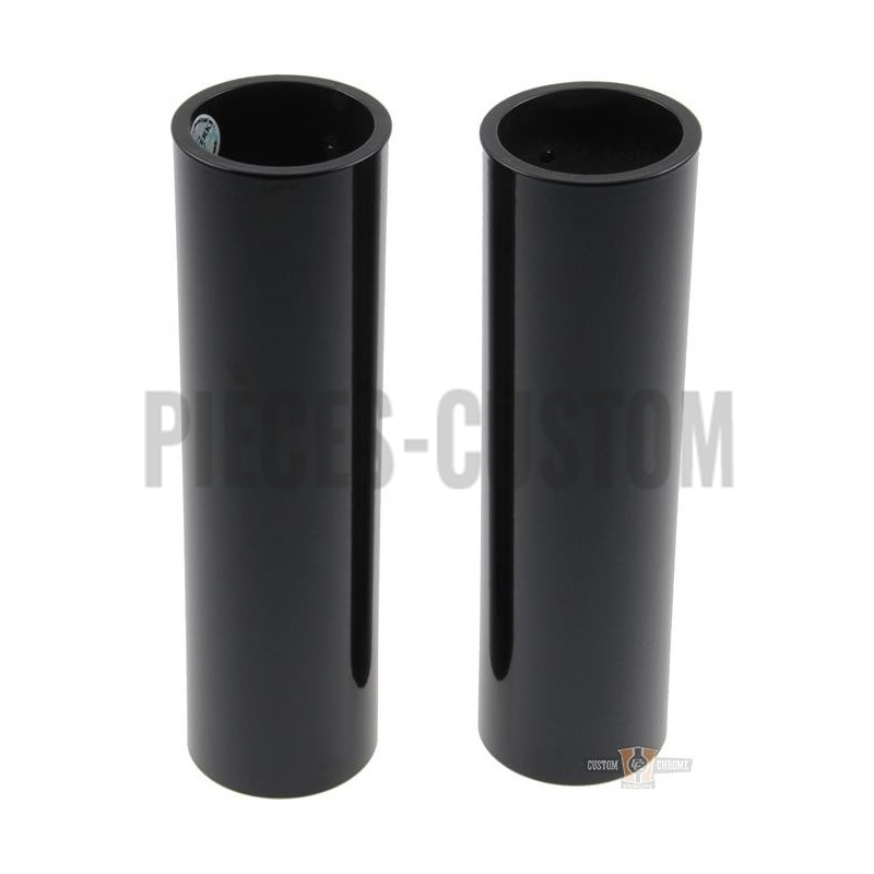 Caches-tubes-de-fourche-supérieurs-noir-V-Rod-de-2007-à-2011-fourche-49-mm-Té-213-mm