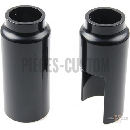 Caches-tubes-de-fourche-inférieurs-noir-pour-Dyna-de-2007-à-2017-avec-fourche-de-49-mm