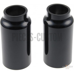 Caches-tubes-de-fourche-inférieurs-noir-pour-V-Rod-de-2007-à-2011-avec-fourche-de-49-mm