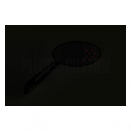 Rétroviseurs Küryakyn noir avec clignotants lentille ambrée