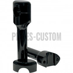 Risers-Hefty-pour-guidon-de-diamètre-32-mm-noir-brillant-hauteur-6"