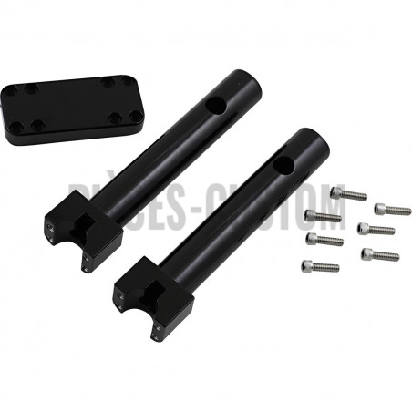 Risers-Savage-Wild-1-pour-guidon-diamètre-32-mm-noir-brillant-hauteur-10"