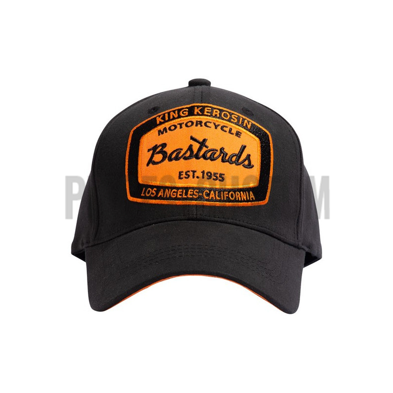 Casquette King Kerosin Bastards Noir et orange