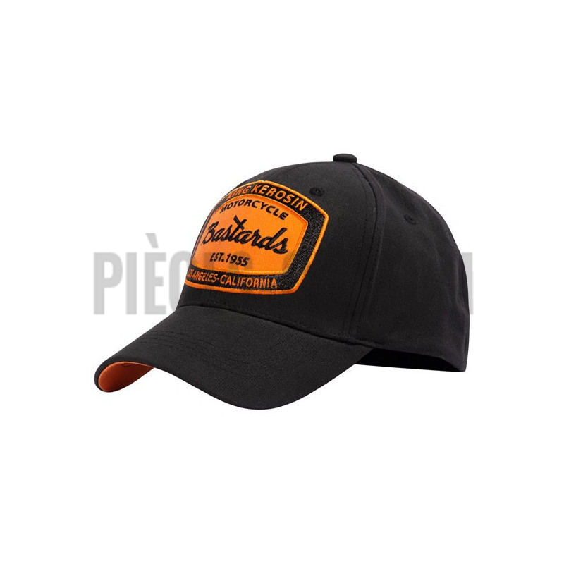 Casquette King Kerosin Bastards Noir et orange