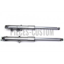 Kit-de-tubes-de-fourche-polis-pour-Softail-FLST-de-1986-à-1999