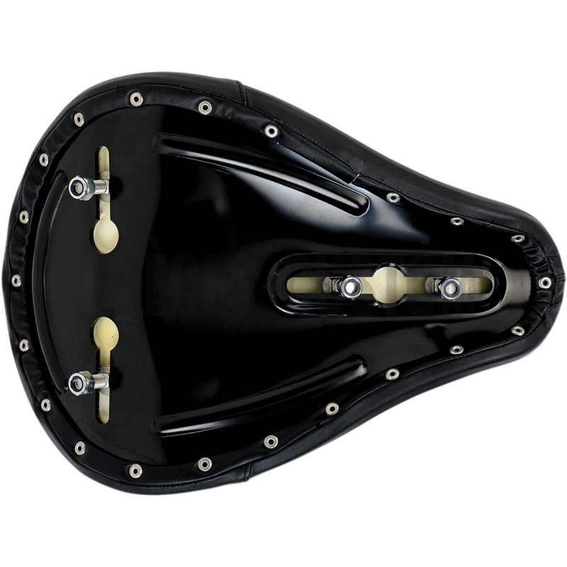 Selle solo midline Biltwell modèle Vertical Tuck-n-Roll