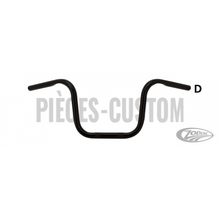 guidon-ape-hanger-hauteur-9-1/2"-noir-avec-empreintes