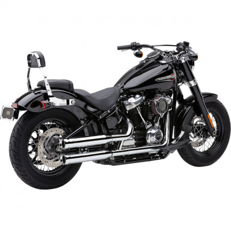 Silencieux-Cobra-NH-Series-finition-chrome-pour-Softail-de-2018-à-2020