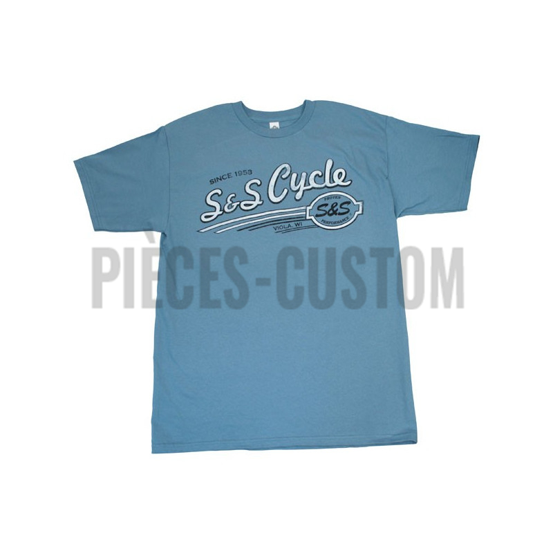 T-shirt S&S Cycle couleur bleu