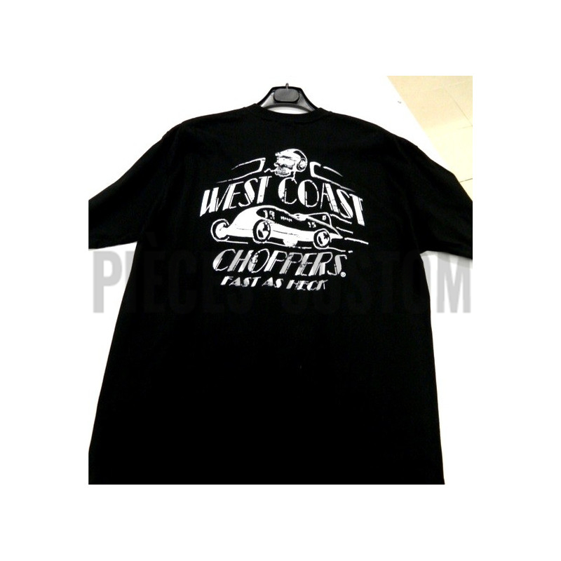 T-shirt West Coast Choppers noir