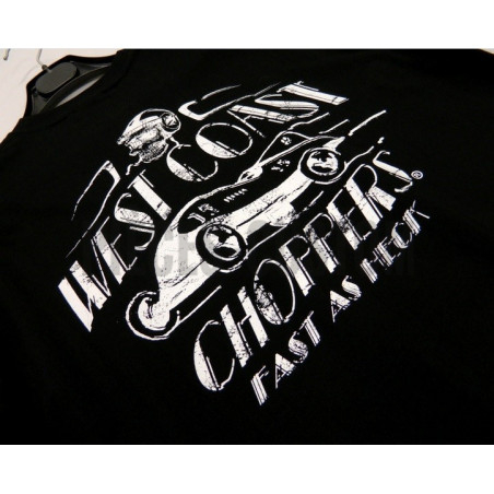 T-shirt West Coast Choppers noir