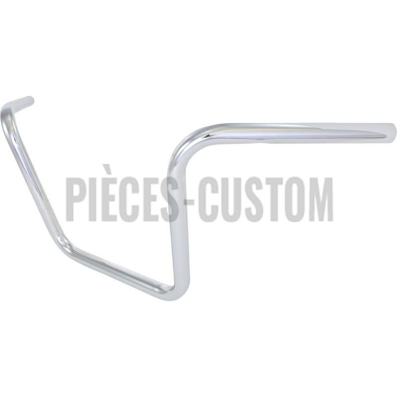Guidon 1" Ape Hanger hauteur 12" Chrome Touring 2008 à 2020 commande éléctronique