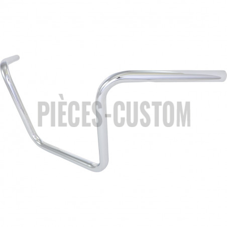 Guidon 1" Ape Hanger hauteur 12" Chrome Touring 2008 à 2020 commande éléctronique