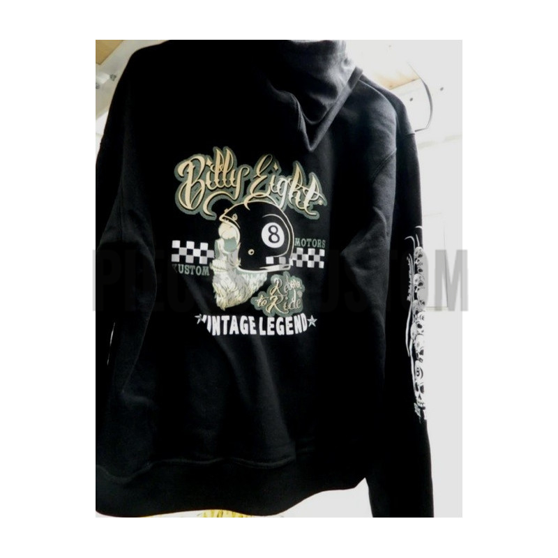 Sweat à capuche Billy Eight Vintage Legend