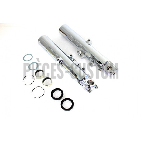 Fourreaux de fourche chromés pour Touring FLT de 2000 à 2013