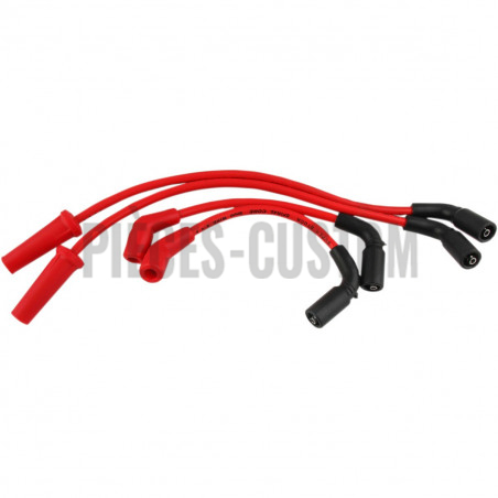 Fils de bougie 8mm rouge Accel pour modèles Softail de 2018 à 2021