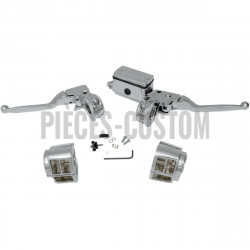 Kit maître cylindre 5/8 sans boutons Big Twin Sportster 1982 à 1995 simple disque