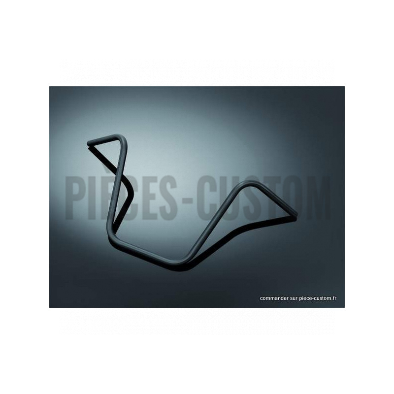 guidon-ape-hanger-noir-avec-empreintes