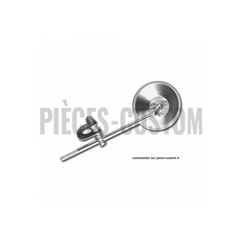 Rétroviseur-Custom-rond-avec-collier-Finition-chromé