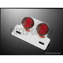 Support de plaque avec feux 